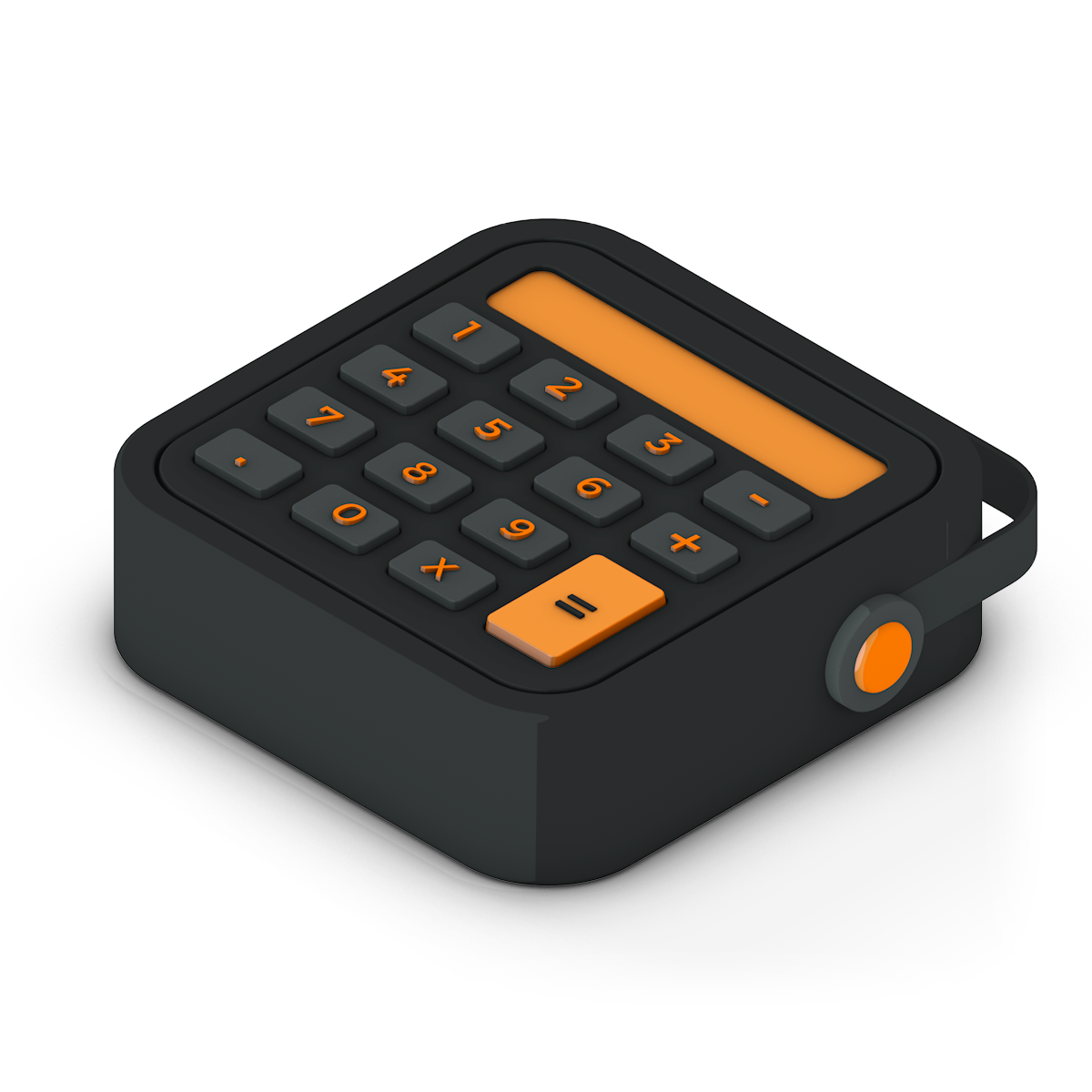 3D rendered calculator showing the render cost estimator tool